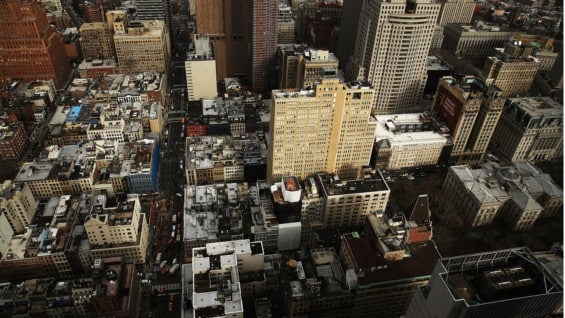 La zona de Manhattan es una de las más costosas para vivir en Nueva York. Foto: AFP