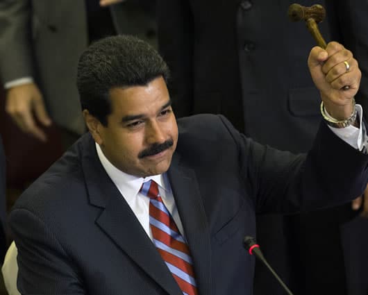 Nicolás Maduro, presidente de Venezuela. Foto: AFP