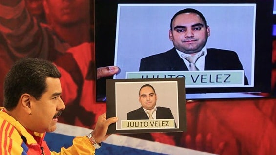 El presidente de Venezuela durante su programa de televisión 'En Contacto con Maduro'. Foto: EFE.