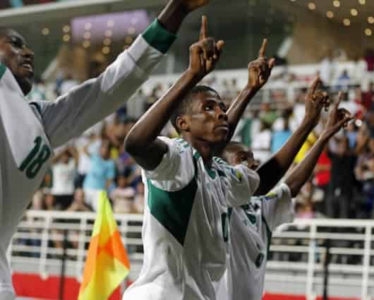 Las 'águilas verdes', que se coronaron en Emiratos Árabes Unidos. Foto: AFP