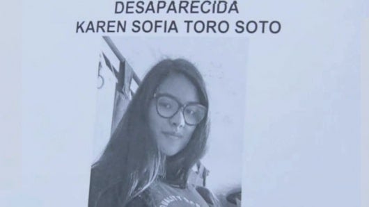 Publicamos la imagen de la menor con autorización de sus padres