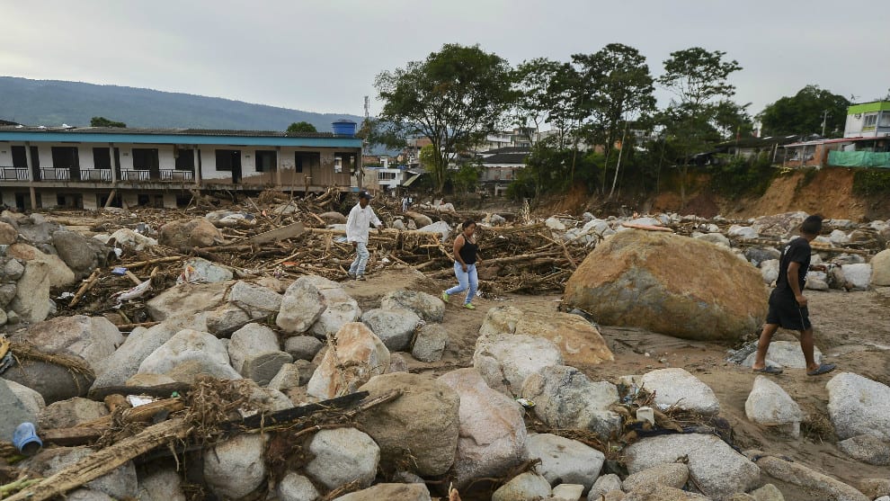 De los 14 menores, entre los doce meses y los once años, ocho ya se reencontraron con sus respectivas familias. Foto: AFP