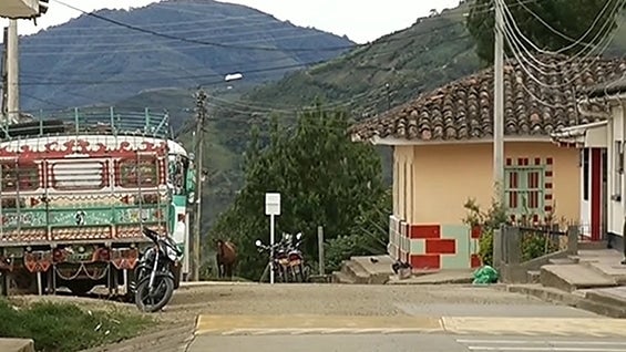 Los niños fueron llevados de sus casas en zona rural de la vereda el Tablón. Foto: NoticiasRCN