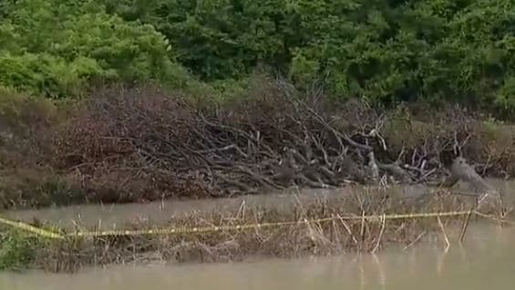 El nivel del río Cauca está bajando.
