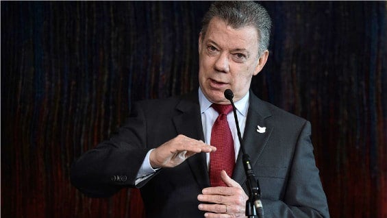 El presidente Juan Manuel Santos. Foto: Oficial