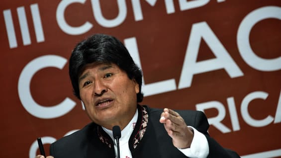 Presidente de Bolivia, Evo Morales. Foto: AFP