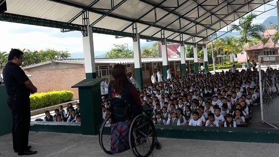 Yadira ha liderado campañas en contra del bullying en Colombia. Foto: Archivo