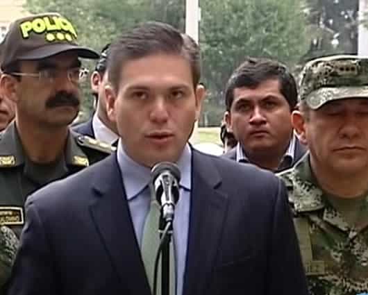 Juan Carlos Pinzón, ministro de Defensa.