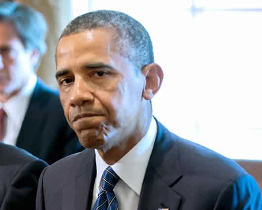 Obama se reunió este martes con legisladores de las dos cámaras del Congreso. Foto: AFP