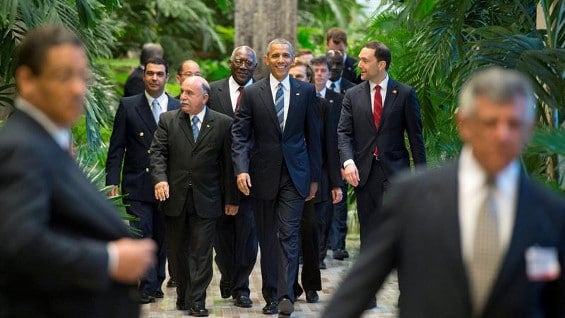 Obama se refirió al proceso de paz que se adelanta en La Habana. Foto: EFE