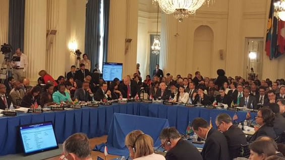Asamblea de la OEA. Foto: @OEA_oficial.