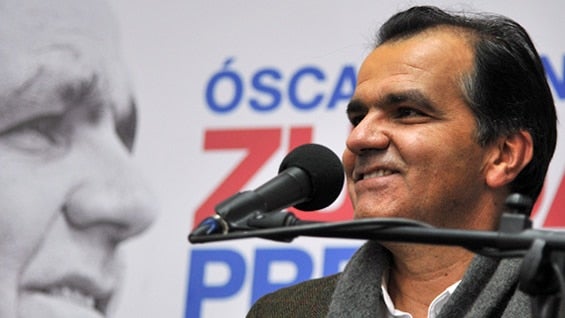 Óscar Iván Zuluaga, director del Centro Democrático. Foto: AFP.