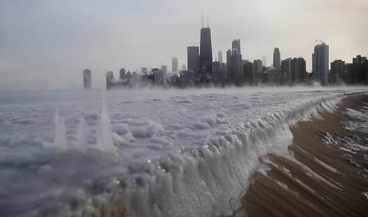 En Montana se registró la sensación térmica más baja con -53°C, AFP