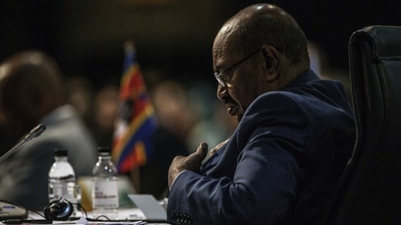 Omar al Bashir, presidente de Sudán. Foto: AFP.