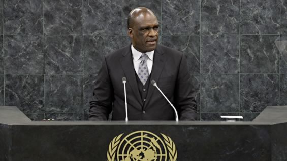 John Ashe, expresidente de la Asamblea General de la ONU. Foto: AFP