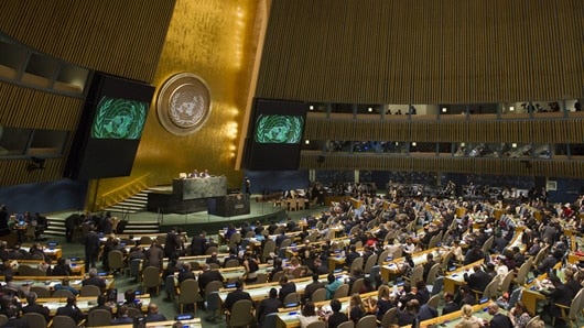Venezuela obtuvo el apoyo de 181 países de los 193 que participan en la Asamblea General de las Naciones Unidas. Foto: EFE.