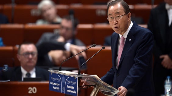 Ban Ki-moon, secretario general de la ONU. Foto: AFP