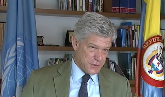 Fabrizio Hochschild, veedor de la ONU de acuerdos con campesinos. Foto: NoticiasRCN