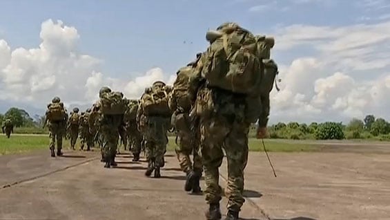 El operativo del Ejército es uno de los más importantes de los últimos meses. Foto: Noticias RCN.
