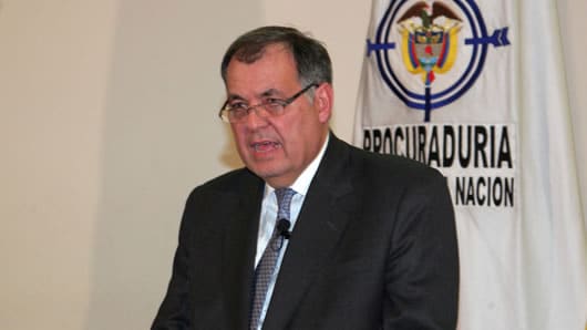 El procurador general de la nación, Alejandro Ordóñez Maldonado. Foto: AFP.