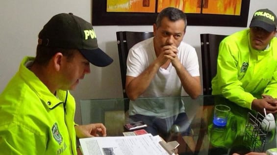 Así fue la captura del abogado peruano Rodolfo Orellana. Foto: Policía.