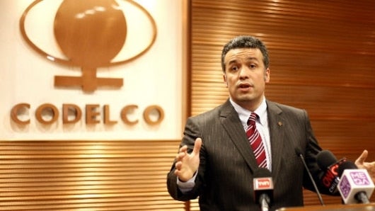 El presidente del directorio de la chilena estatal Codelco, Óscar Landerretche. Foto: EFE