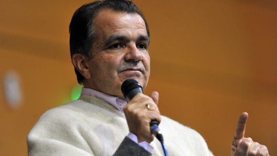 Óscar Iván Zuluaga, director del Centro Democrático. Foto: AFP.
