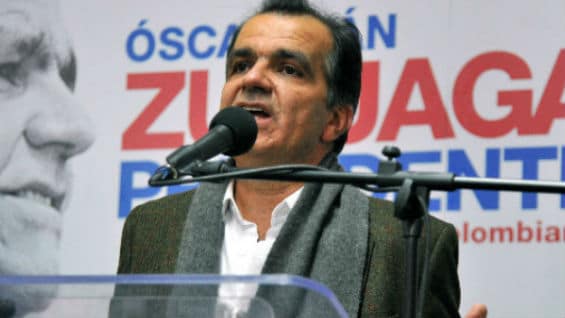 Óscar Iván Zuluaga, excandidato presidencial. Foto: archivo AFP