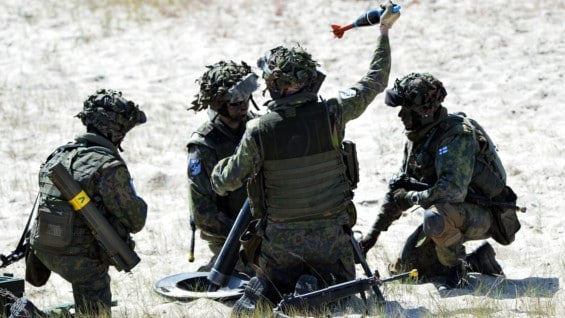 Soldados de la fuerza de respuesta de la OTAN. Foto: AFP