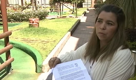 Elizabeth Piraquive, hija de la afectada.