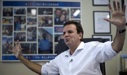 El alcalde de Río de Janeiro, Eduardo Paes. Foto: AFP