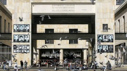 Palacio de Justicia. Foto: AFP.