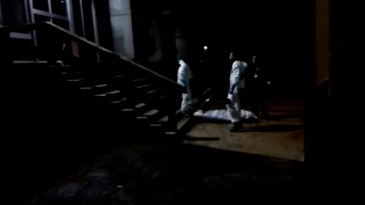 El lugar de los hechos.