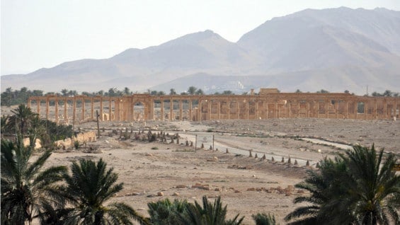La Unesco se declaró preocupada por el futuro de las ruinas de más de 2.000 años. Foto: AFP