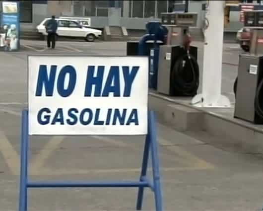En Tunja las estaciones de servicio no tienen crudo para abastecer a los vehículos. Foto: Noticias RCN