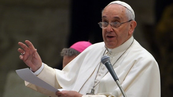 El papa Francisco anunció que visitará Bolivia, Paraguay y Ecuador en 2015. Foto AFP