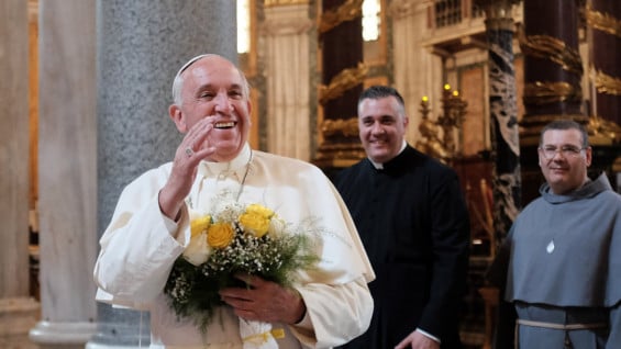 Papa Francisco en el Vaticano. Foto: AFP