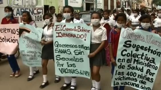 Entre 80 y 100 niñas del grupo original, de 550, aún continúan enfermas.