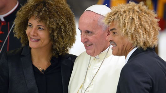 "El partido será una ocasión para recaudar fondos que serán destinados a proyectos solidarios", señaló el papa. Foto: AFP.