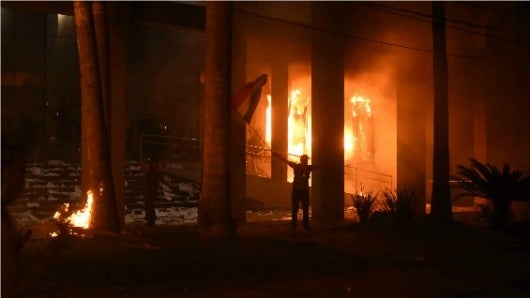 La Constitución paraguaya prohíbe la reelección presidencial. Foto: AFP