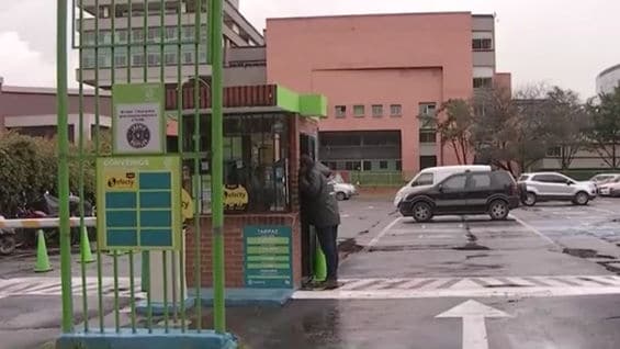 Parqueadero de Bogotá.