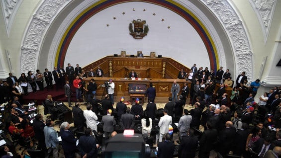 Asamblea Nacional Venezolana. Foto: AFP