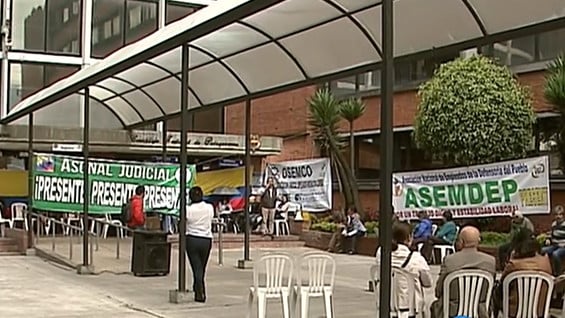 El paro judicial ya completa 39 días. Foto: Noticias RCN.