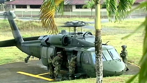 Los operativos para rescatar a los militares continuarán desarrollándose hasta las cinco de la tarde.