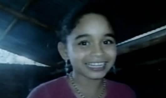 La familia de la niña llevaba tres días pegando carteles con su foto. Foto: Noticias RCN