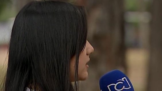 La mujer dijo que el hombre también la agredió verbalmente. Foto: NoticiasRCN.com