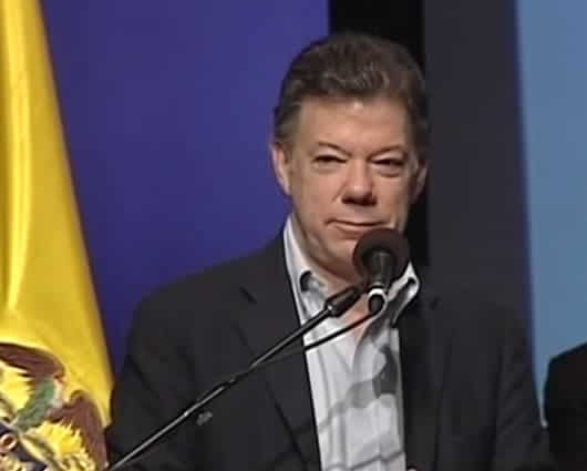 Juan Manuel Santos, presidente de la República. Foto: Noticias RCN