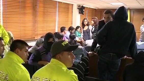 La Fiscalía señala a los 13 detenidos de ser autores de nueve atentados en Bogotá en los últimos 16 meses. Foto: NoticiasRCN.