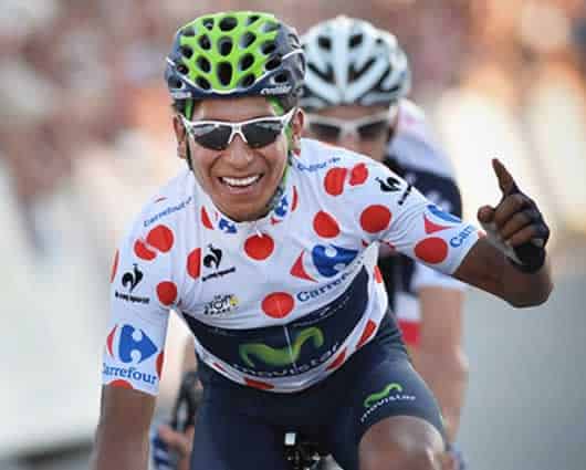 Tunja se prepara para condecorar al ciclista boyacense este martes en la tarde. Foto: AFP