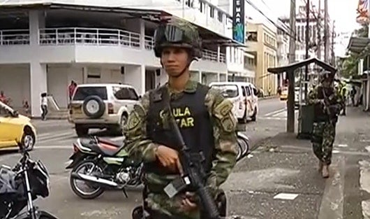 El ministro Pinzón explicó que a este municipio llegarán 600 militares y policías.